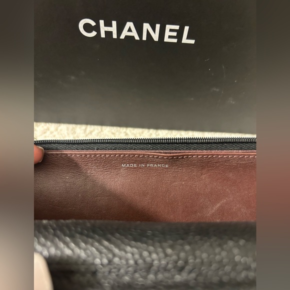 Chanel Black Caviar Wallet on Chain with Silver Hardware - Picture 10 of 14